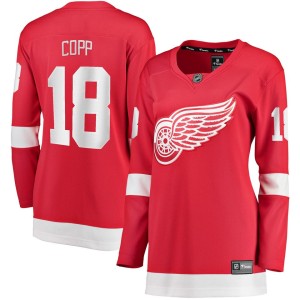 Andrew Copp Detroit Red Wings Fanatics Branded Women's Home Breakaway Player Jersey - Red
