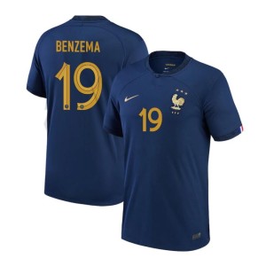 France Karim Benzema Home Jersey 2022 World Cup Kit