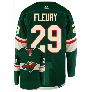 Marc Andre Fleury Minnesota Wild Adidas Primegreen Authentic NHL Hockey Jersey