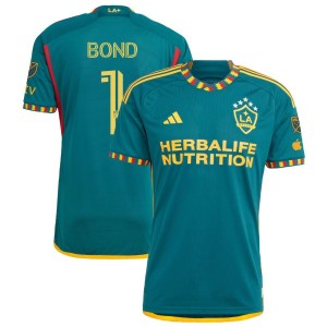 Jonathan Bond LA Galaxy adidas 2023 LA Kit Authentic Jersey - Green