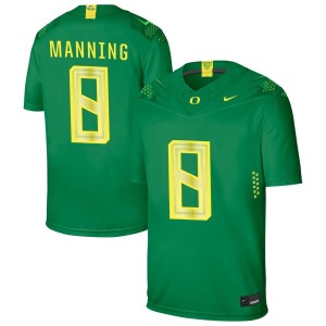 Dontae Manning Oregon Ducks Nike NIL Replica Football Jersey - Green