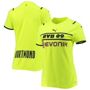 Borussia Dortmund Puma Women's 2021/22 Third Replica Jersey - Yellow