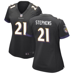Brandon Stephens Baltimore Ravens Nike Women's Alternate Game Jersey - Black