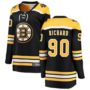 Anthony Richard Boston Bruins Fanatics Branded Women's Home Breakaway Jersey - Black