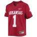 #1 Arkansas Razorbacks Nike Youth Untouchable Football Jersey - Cardinal