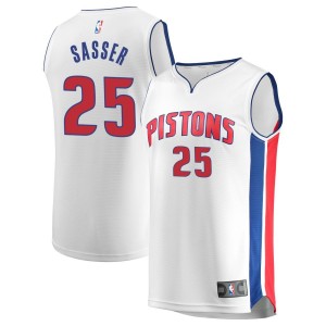 Marcus Sasser Detroit Pistons Fanatics Branded Fast Break Replica Jersey White - Association Edition