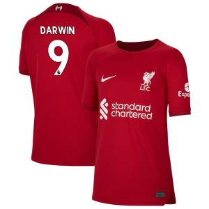 Darwin Nunez Darwin Sadio Mané Liverpool Nike Youth 2022/23 Home Replica Player Jersey - Red