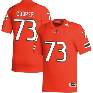 Anez Cooper Miami Hurricanes adidas NIL Replica Football Jersey - Orange