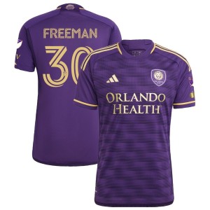 Alex Freeman Orlando City SC adidas 2023 The Wall Kit Authentic Jersey - Purple