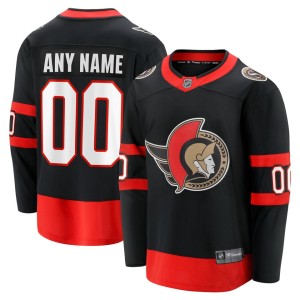 Ottawa Senators Fanatics Branded 2020/21 Home Custom Breakaway Jersey - Black