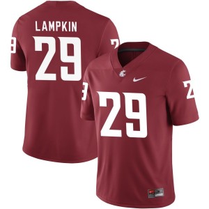 Cam Lampkin Washington State Cougars Nike NIL Replica Football Jersey - Crimson
