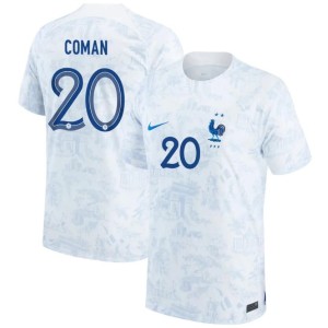 France Kingsley Coman Away Jersey 2022 World Cup Kit