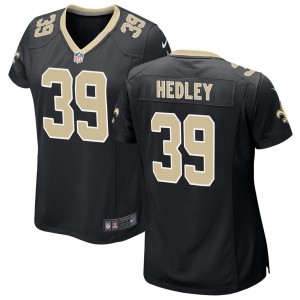 Lou Hedley New Orleans Saints Nike Women's Game Jersey - Black