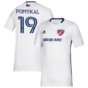 Paxton Pomykal FC Dallas adidas 2020 Secondary Replica Player Jersey - White