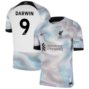 Darwin Nunez Darwin Liverpool Nike 2022/23 Away Vapor Match Authentic Jersey - White
