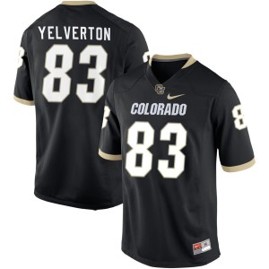 Elijah Yelverton Colorado Buffaloes Nike NIL Replica Football Jersey - Black