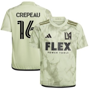 Maxime Crepeau LAFC adidas Youth 2023 Smokescreen Replica Jersey - Green