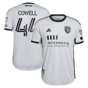 Cade Cowell San Jose Earthquakes adidas 2023 The Creator Kit Authentic Player Jersey - Gray