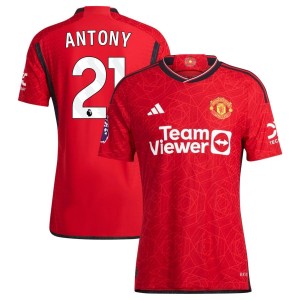 Antony Antony  Manchester United adidas 2023/24 Home Authentic Jersey - Red