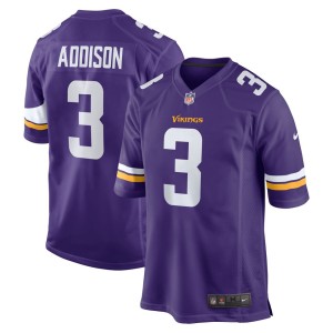 Jordan Addison Minnesota Vikings Nike 2023 NFL Draft First Round Pick Game Jersey - Purple