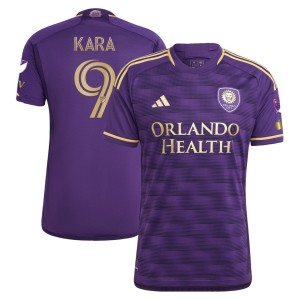 Ercan Kara Orlando City SC adidas 2023 The Wall Kit Authentic Player Jersey - Purple