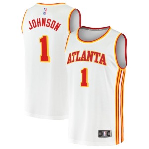 Jalen Johnson Atlanta Hawks Fanatics Branded Fast Break Replica Jersey - Association Edition - White