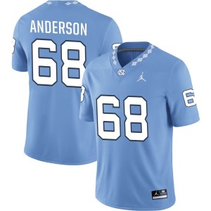 Brian Anderson North Carolina Tar Heels Jordan Brand NIL Replica Football Jersey - Carolina Blue