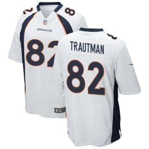 Adam Trautman Denver Broncos Nike Game Jersey - White