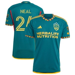 Jalen Neal LA Galaxy adidas 2023 LA Kit Authentic Jersey - Green