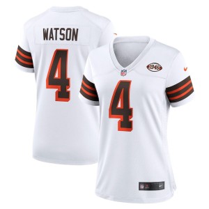 Deshaun Watson Cleveland Browns Nike Women's Alternate Game Jersey- White