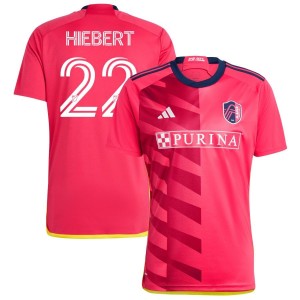 Kyle Hiebert St. Louis City SC adidas 2023 CITY Kit Replica Jersey - Red