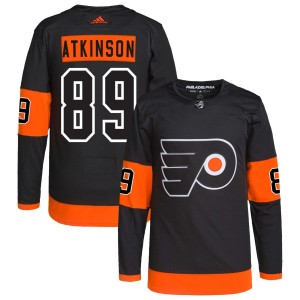 Cam Atkinson Philadelphia Flyers adidas Alternate Primegreen Authentic Pro Jersey - Black