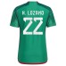Hirving Lozano Mexico National Team adidas 2022/23 Home Authentic Jersey - Green