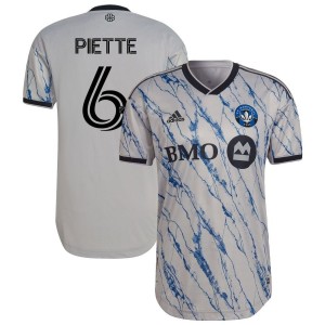 Samuel Piette CF Montreal adidas 2023 Secondary Authentic Jersey - Gray
