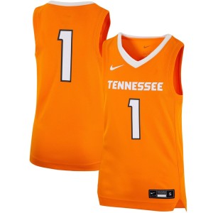 #1 Tennessee Volunteers Nike Youth Team Replica Basketball Jersey - Tennessee Orange