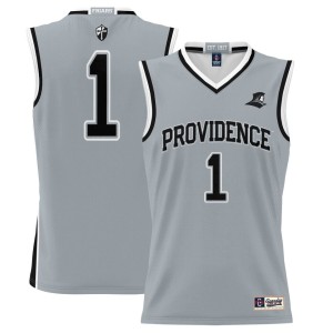 #1 Providence Friars ProSphere Basketball Jersey - Silver