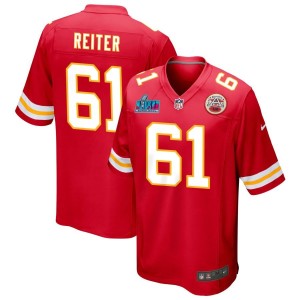 Austin Reiter Kansas City Chiefs Nike Super Bowl LVII Game Jersey - Red
