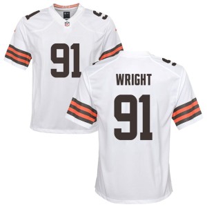 Alex Wright Nike Cleveland Browns Youth Game Jersey - White