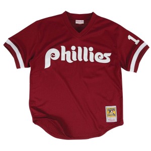 Authentic Darren Daulton Philadelphia Phillies 1991 Pullover Jersey