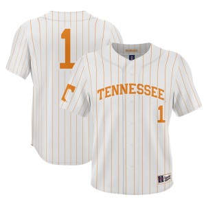 #1 Tennessee Volunteers ProSphere Baseball Jersey - White