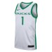 #1 Oregon Ducks Nike Replica Jersey - White
