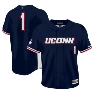 #1 UConn Huskies ProSphere Baseball Jersey - Navy