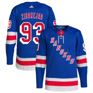 Mika Zibanejad New York Rangers adidas Home Primegreen Authentic Pro Jersey - Royal