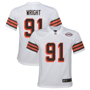 Alex Wright Cleveland Browns Nike Youth Alternate Jersey - White