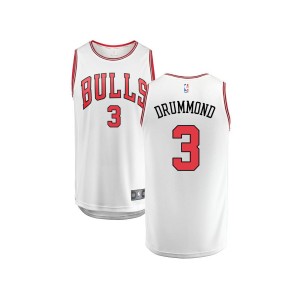 Andre Drummond Chicago Bulls Fanatics Branded Youth Fast Break Replica Jersey White - Association Edition