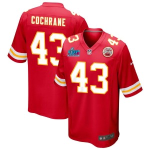 Jack Cochrane Kansas City Chiefs Nike Super Bowl LVII Game Jersey - Red