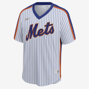 MLB New York Mets (Mike Piazza) Men's Cooperstown Baseball Jersey - White