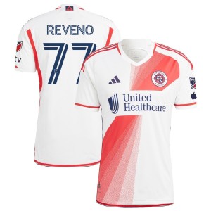 Benjamin Reveno New England Revolution adidas 2023 Defiance Authentic Jersey - White