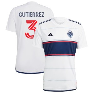 Cristian Gutierrez Vancouver Whitecaps FC adidas 2023 Bloodlines Replica Jersey - White