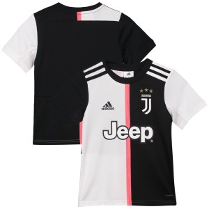 Juventus adidas Youth 2019/20 Home Replica Jersey - Black